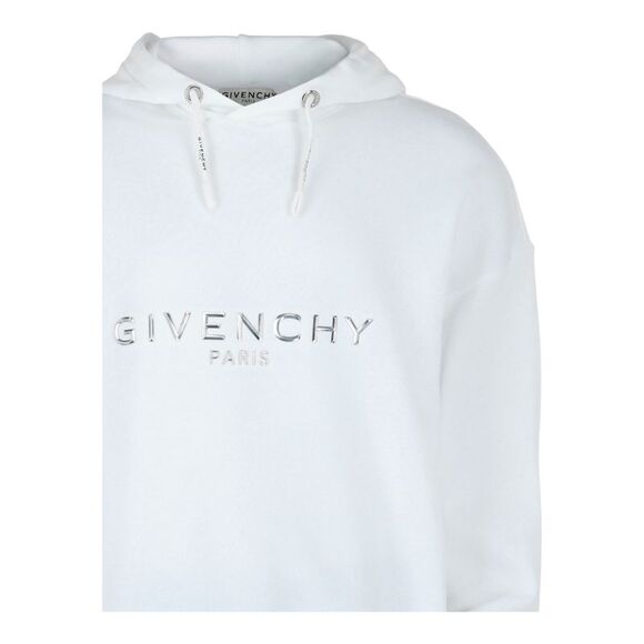 Givenchy Logo Graphic Hoodie White Mens - Picture 3 of 3